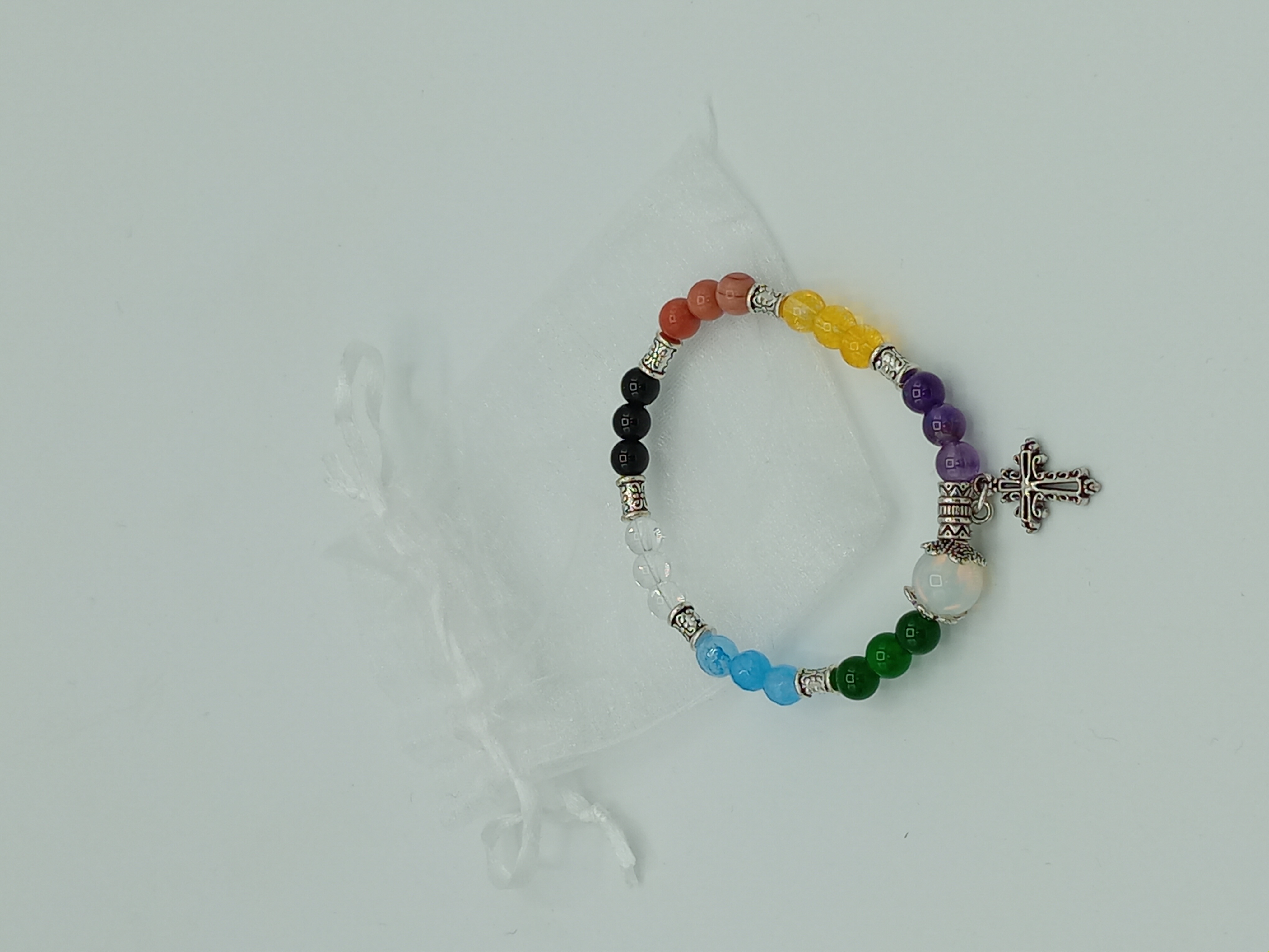 Halb-Edelsteinarmband "Psalm 23"