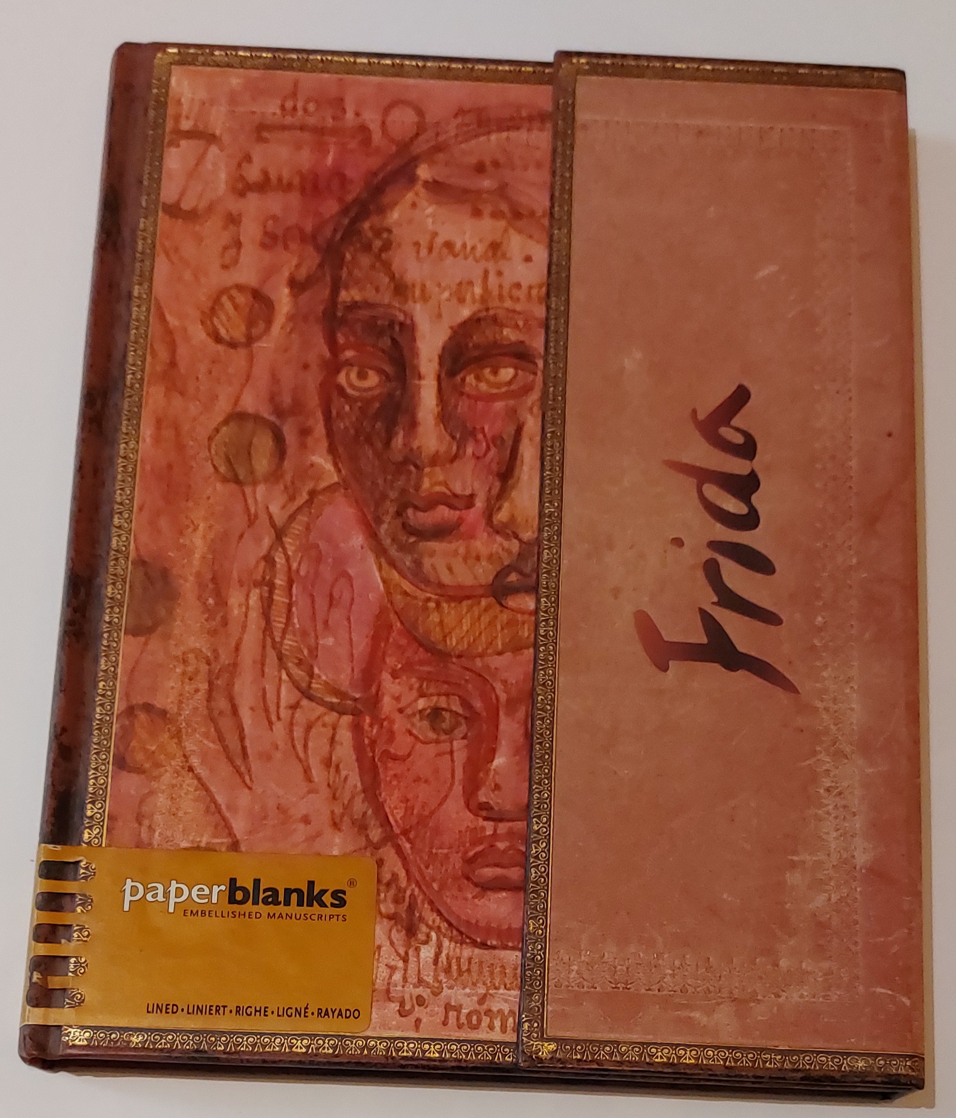 Notizbuch Frida Kahlo: Ein Doppelporträt, Ultra, liniert (mit Klappumschlag)