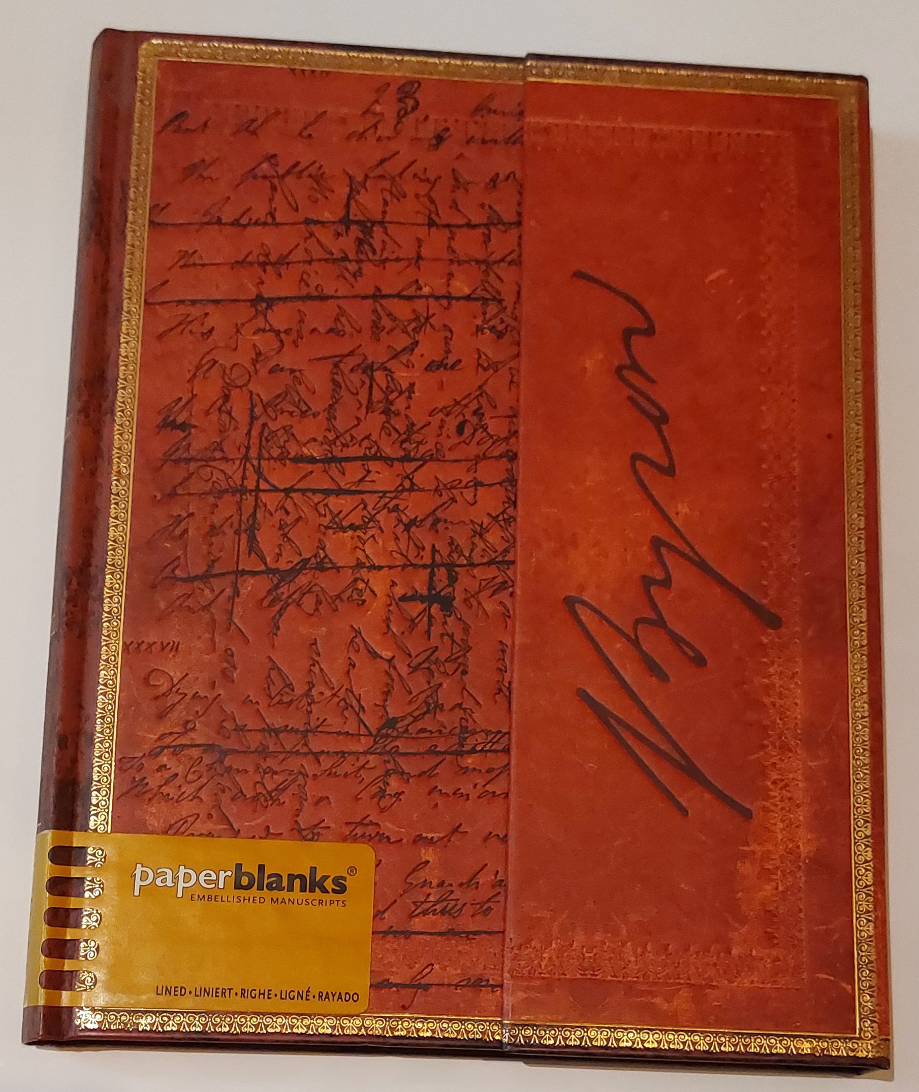 Notizbuch Lord Byron, Ultra, liniert (mit Klappumschlag)