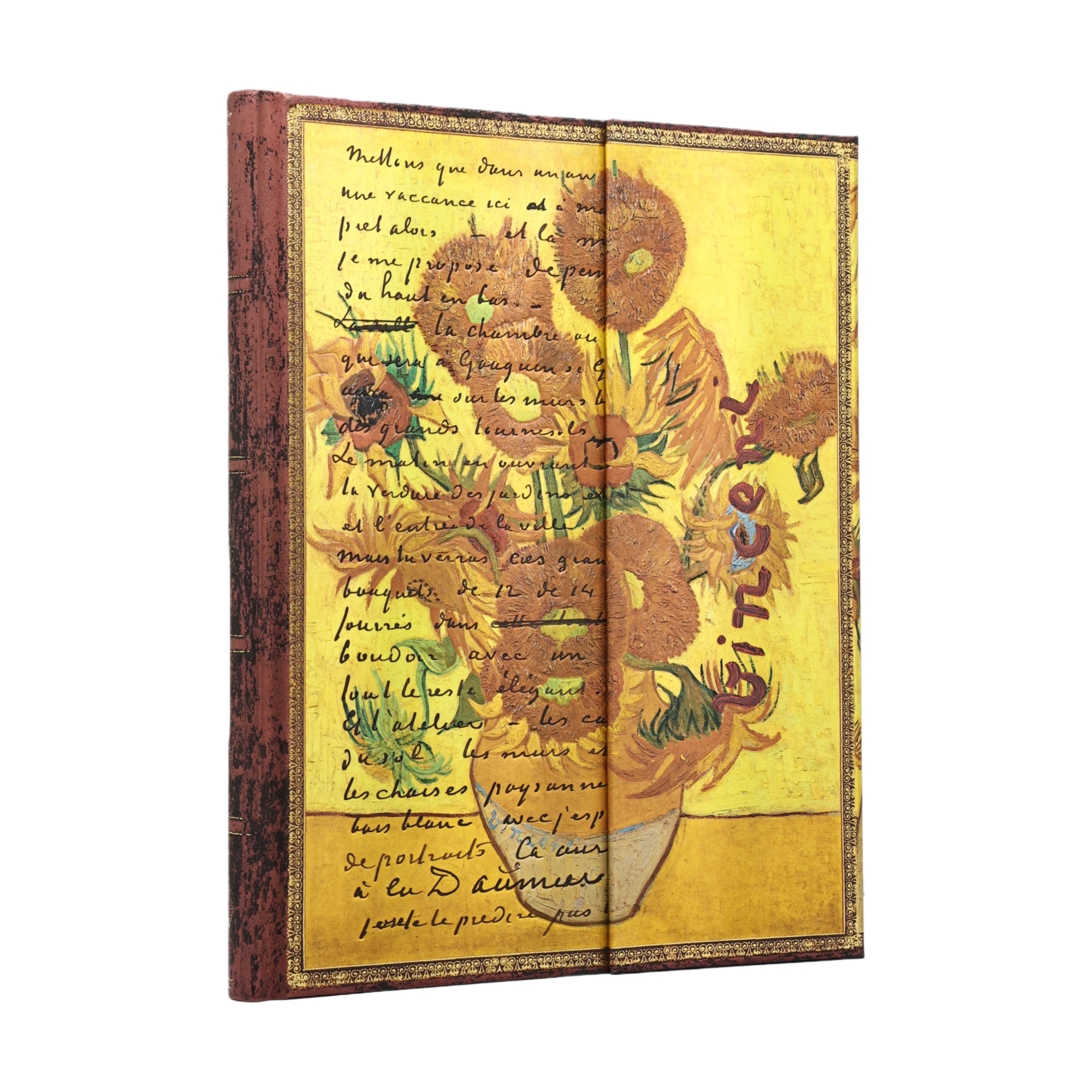 Notizbuch Van Goghs Sonnenblumen Ultra, liniert