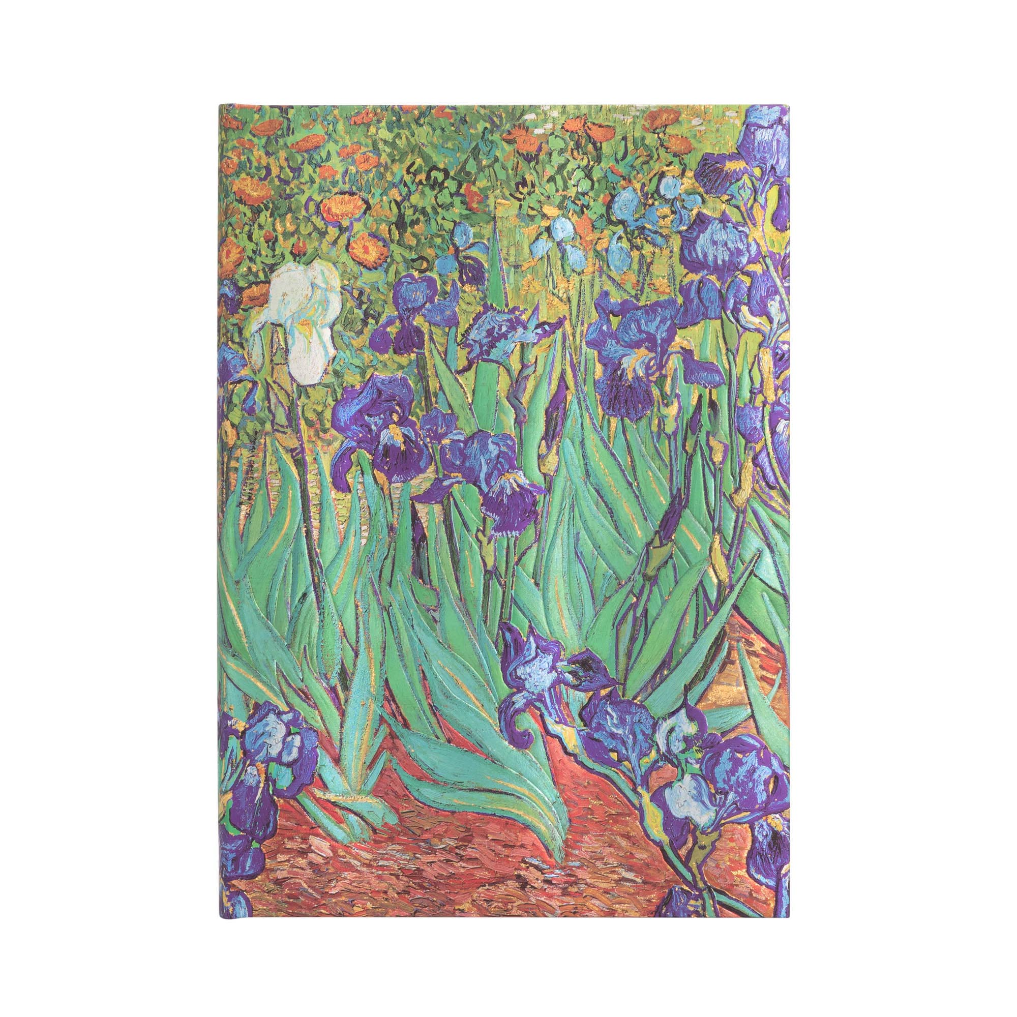 Notizbuch Van Goghs Schwertlilien, Midi, liniert