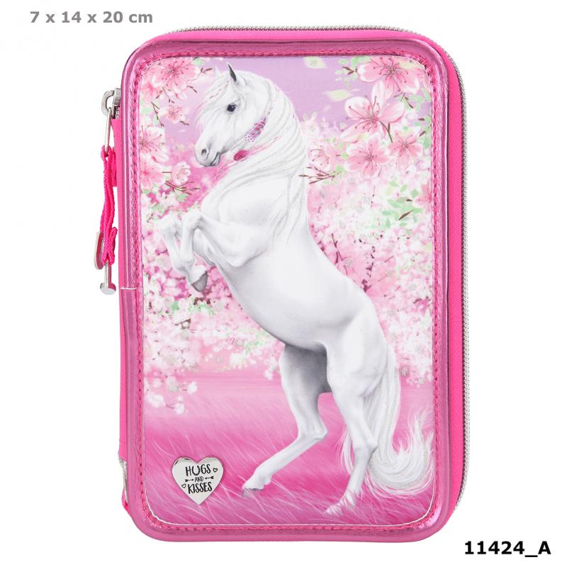 Miss Melody 3-Fach Federtasche CHERRY BLOSSOM