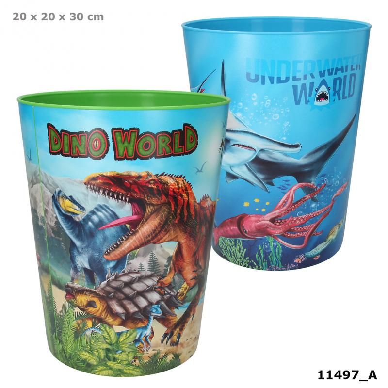 Dino World Papierkorb 