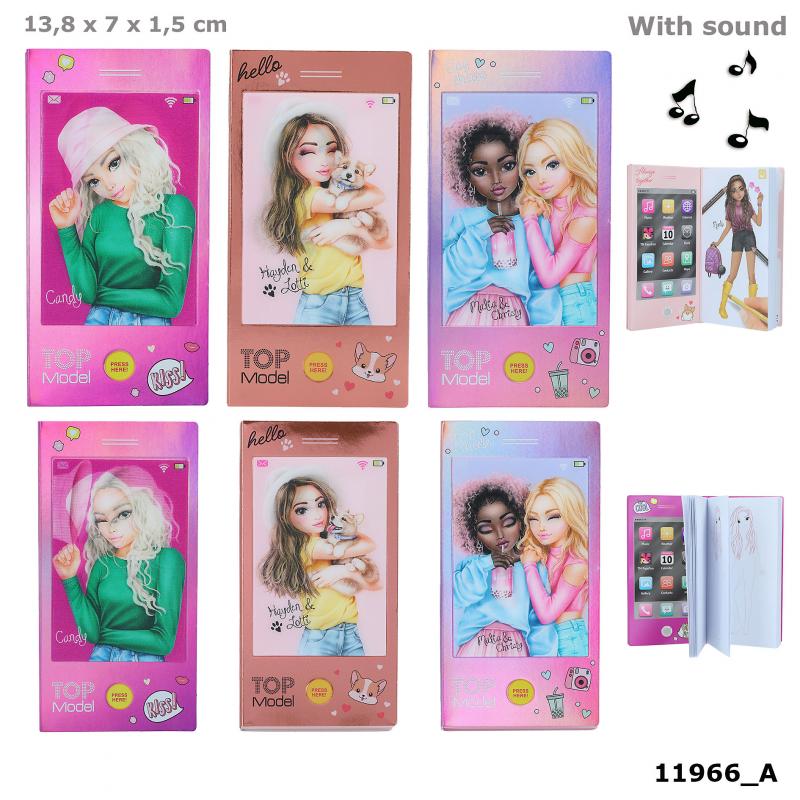 TopModel Malblock Mini mit Sound 11966 VE 36 sortiert