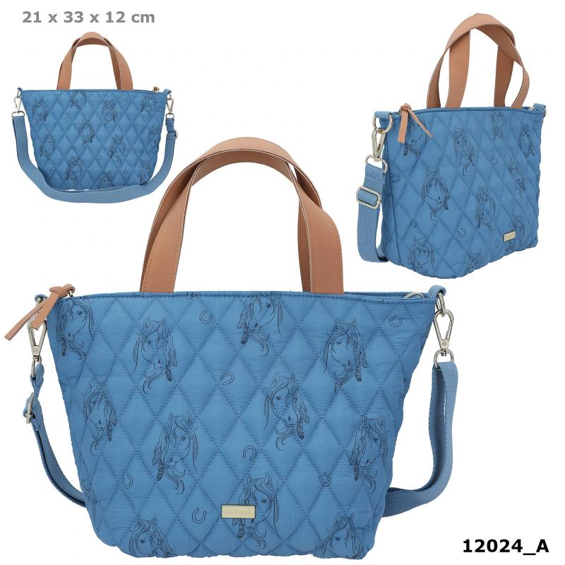 Miss Melody Mini Shopper BLUE QUILT 