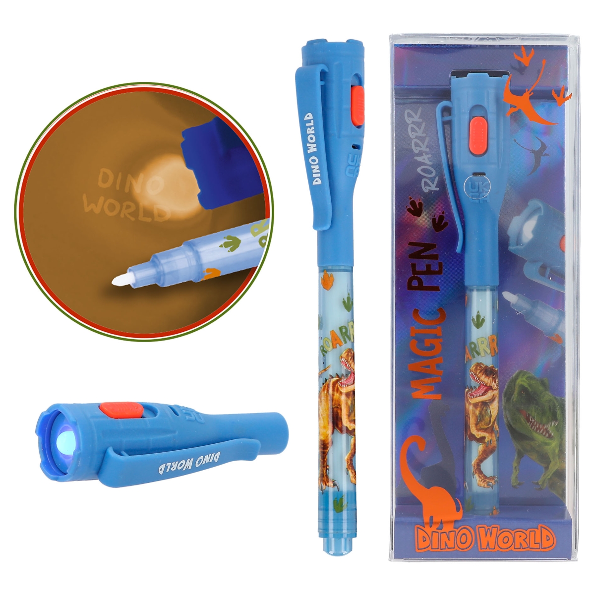 Dino World Geheimstift mit LED