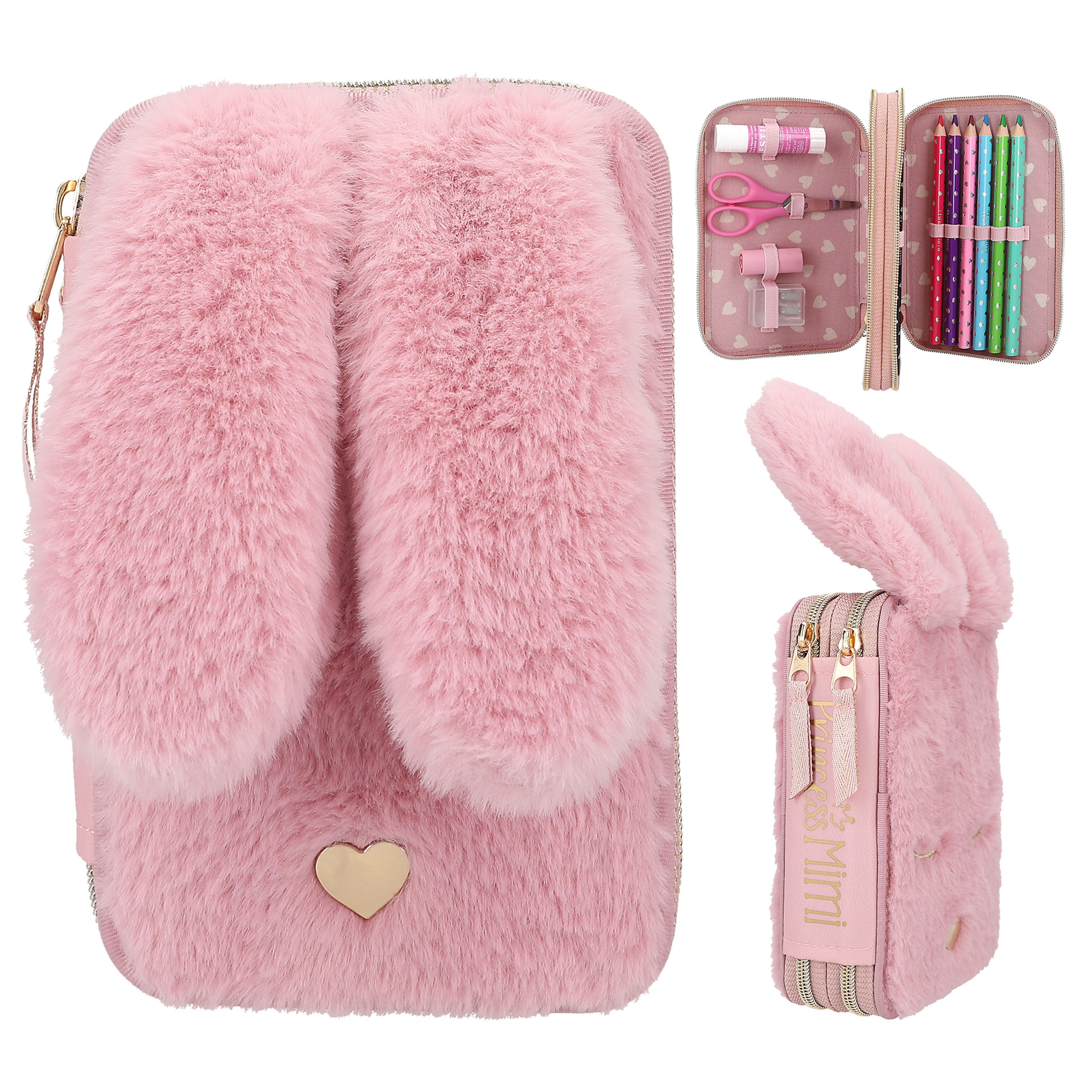 Princess Mimi Federtasche Hase Fell BUNNY BALLET 