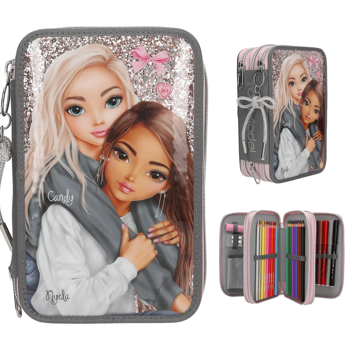 TOPModel 3 Fach Federtasche MY BFF 