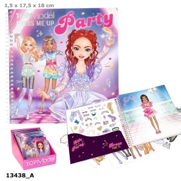 Top Model Malbuch Dress Me Up Party 13438 VE 18