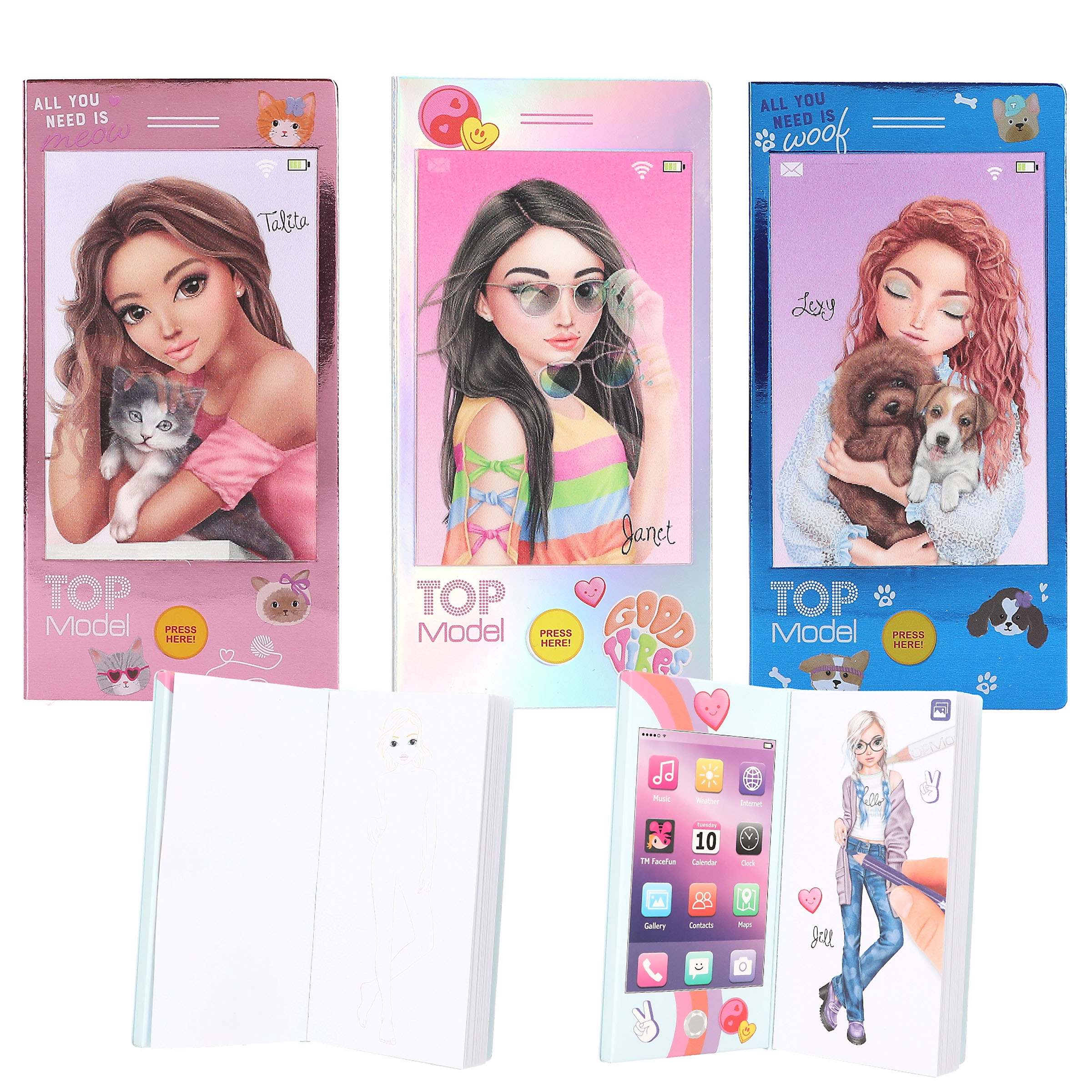 TOPModel Mini Malbuch mit Sound 