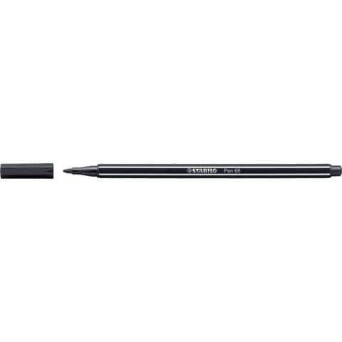 Stabilo Faserschreiber Pen schwarz 68 / 46 