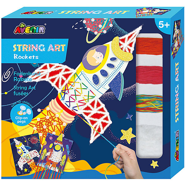 Fadenkunst String Art Rakete 6301711