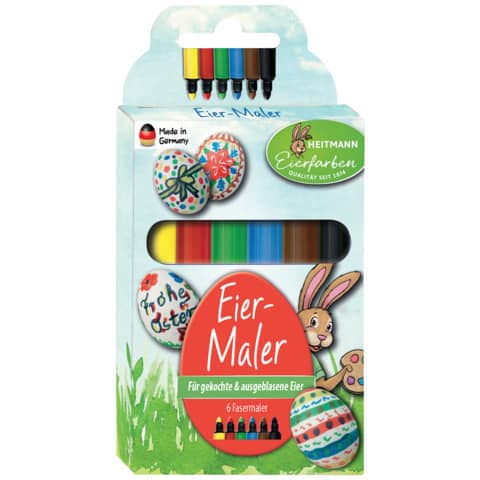 Ostereierfarbe Eier-Maler 6ST Stifte sort. 1007788