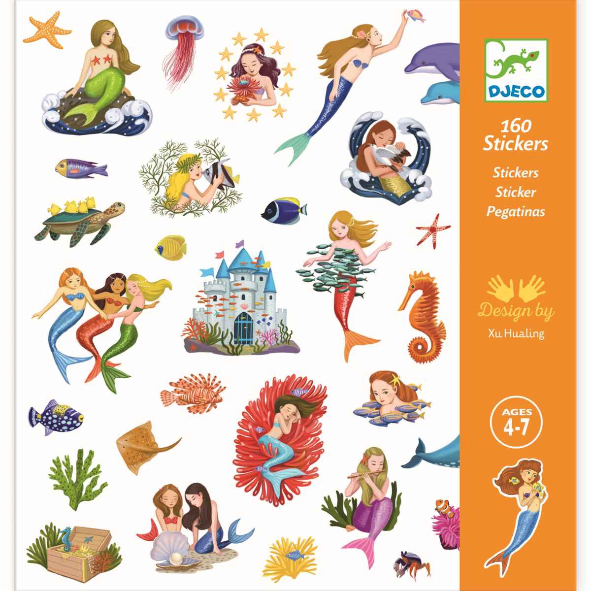Djeco Sticker Meerjungfrauen 8885 VE 10