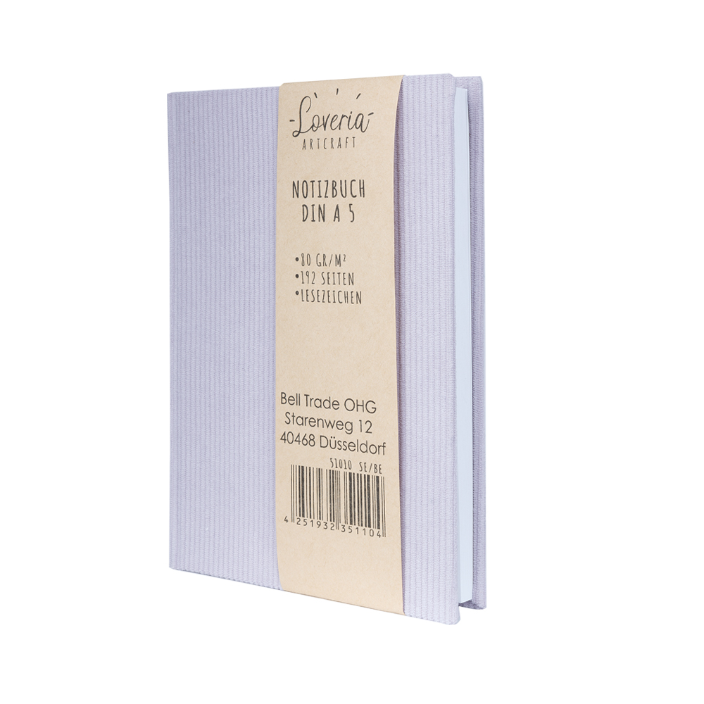 Loveria Notizbuch Kord Viola 51010