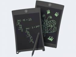 LCD Schreibtafel 14x22cm mit Stift schwarz