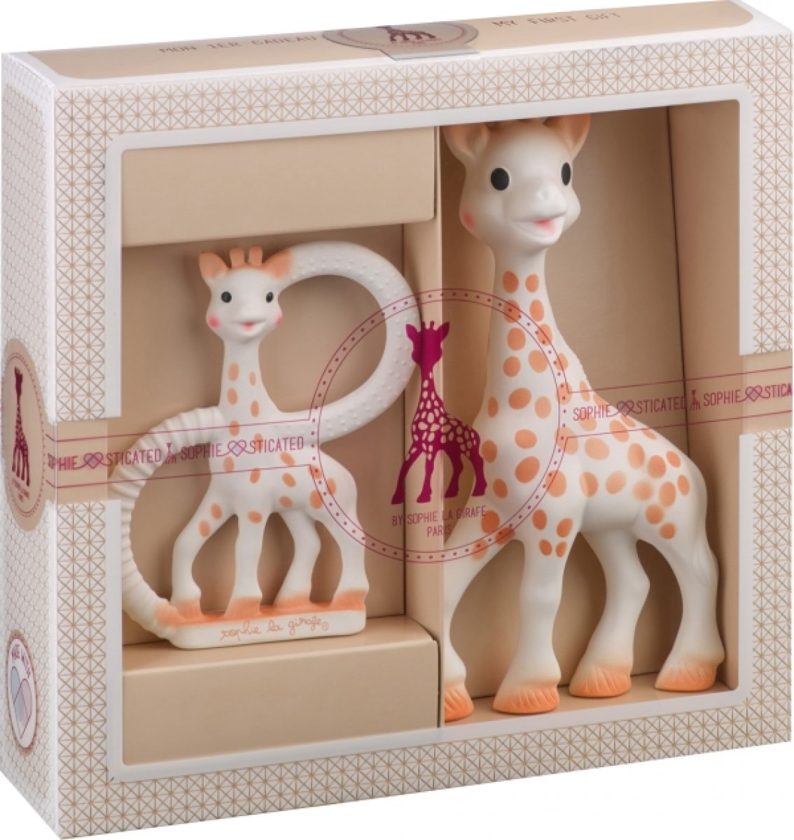 Sophie la girafe + Beißring Geschenkset 