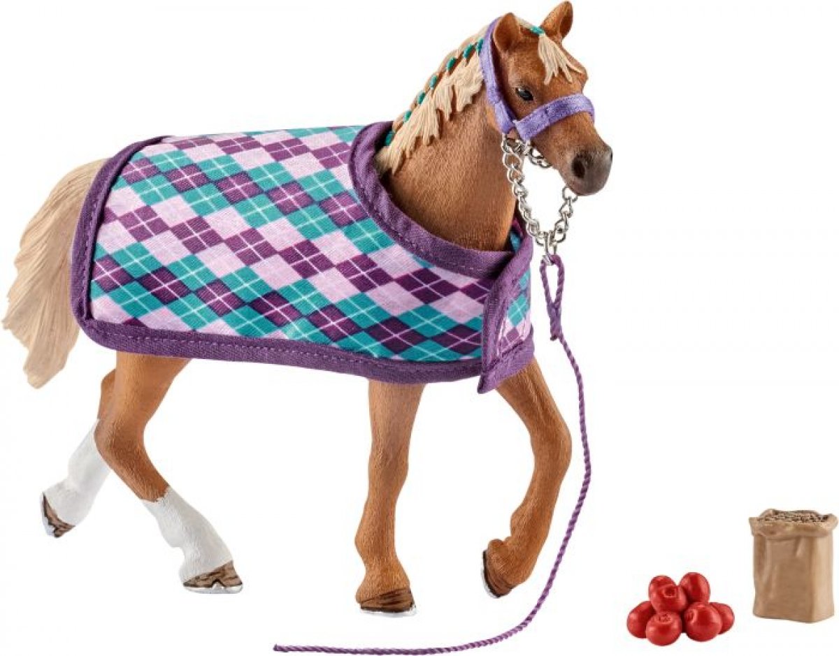  5 - 12 J Schleich Horse Club 42360 Englisches Vollblut mit Decke 