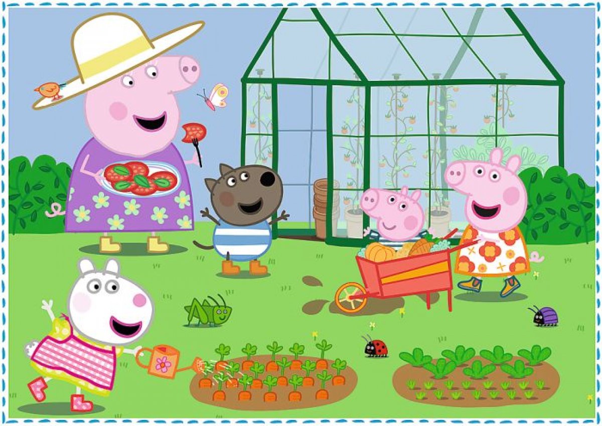 Puzzle  Peppa Pig 4 in 1  3+