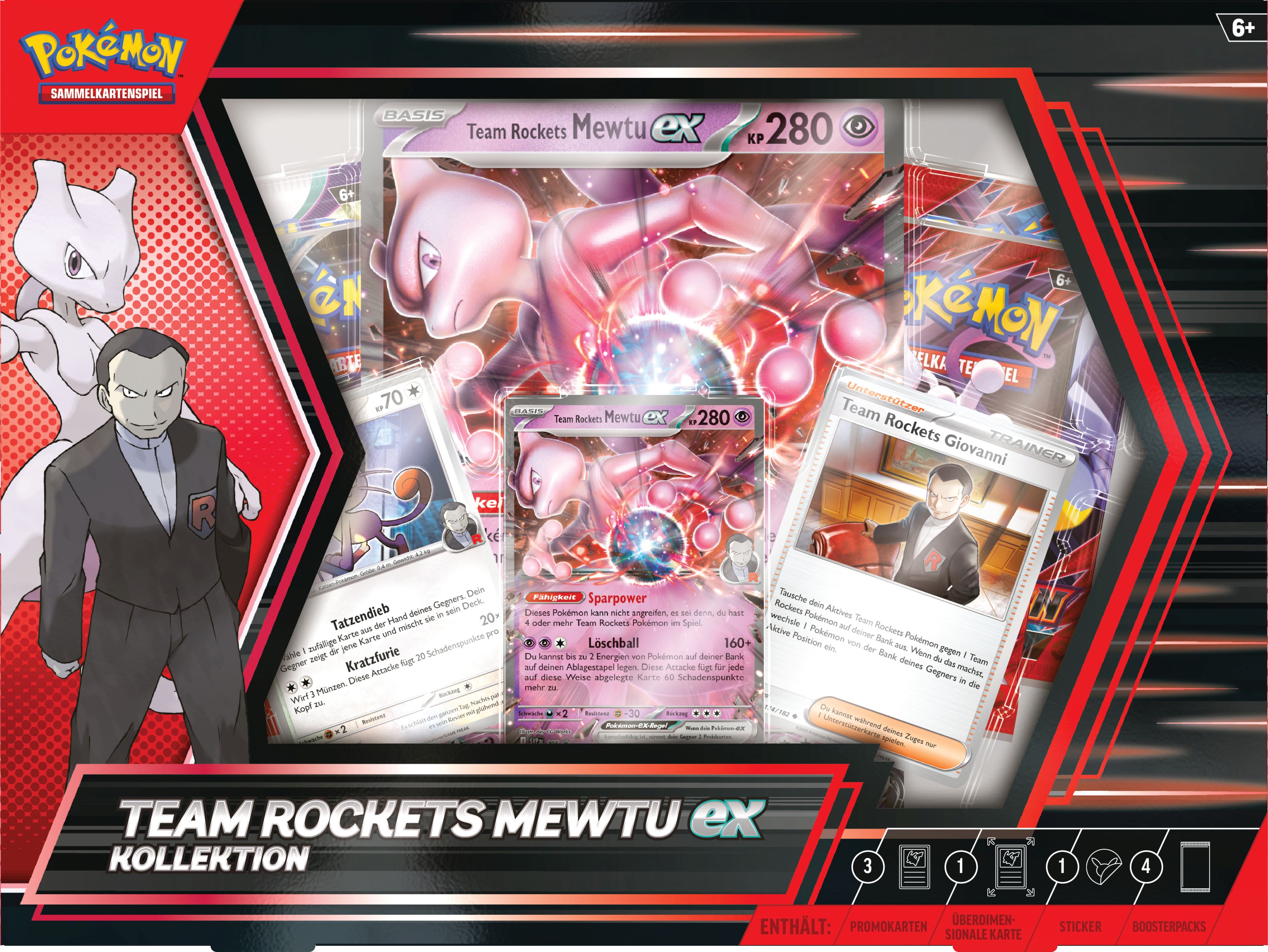 Pokemon Team Rockets Mewtu-ex Kollektion