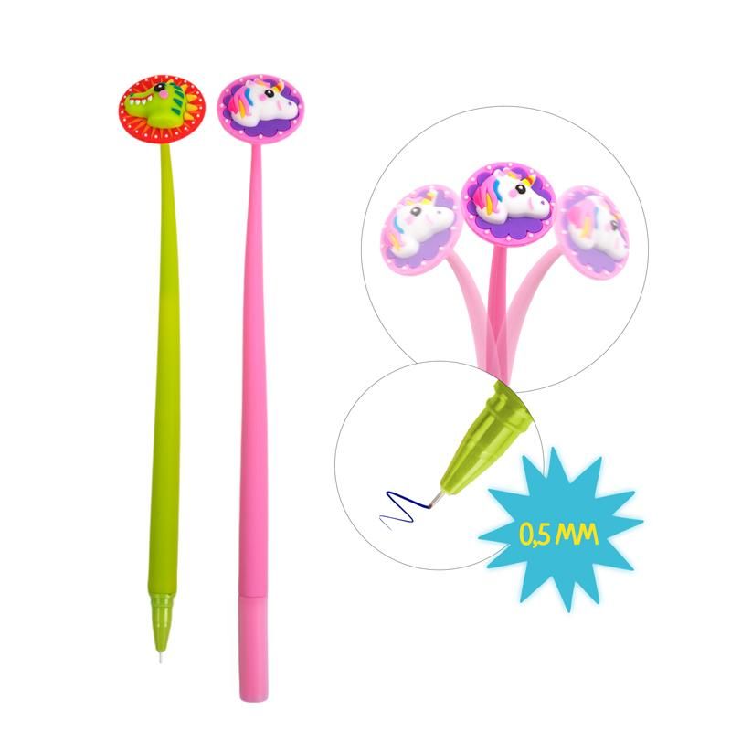 Fineliner Wackelfigur farbig sort.