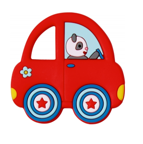 Baby Glück Beißring Auto rot 17006