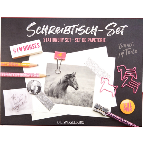I love horses Schreibtisch Set 16851