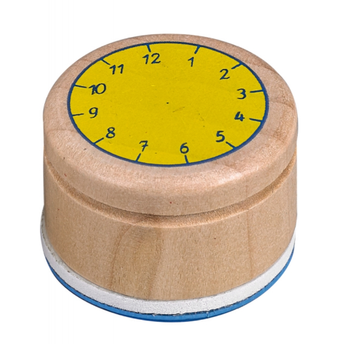 Stempel "Lern die Uhr" Bunte Geschenke
