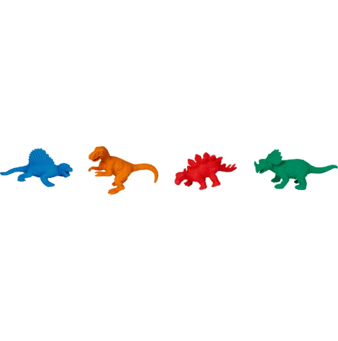 3D-Radierer - T-Rex World, sort. 