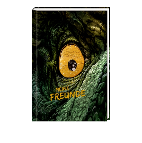 Freundebuch: Meine Freunde (m.Wendepailletten) T-Rex World