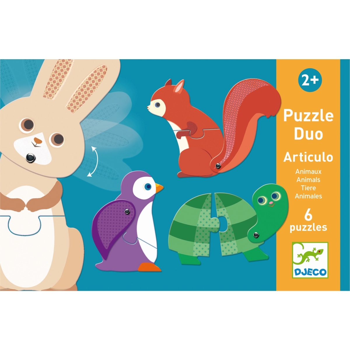 Puzzle duo/trio: Articulo Animals DJ08175