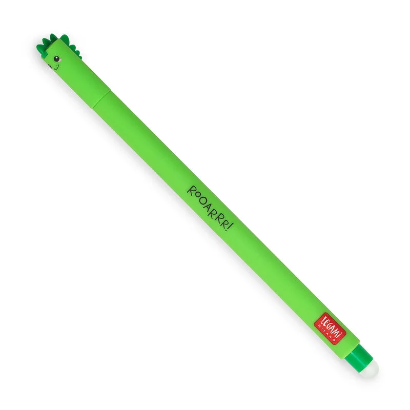 Legami Fineliner 0,7 mm radierbar Dinosaurier grüne Tinte EP0007