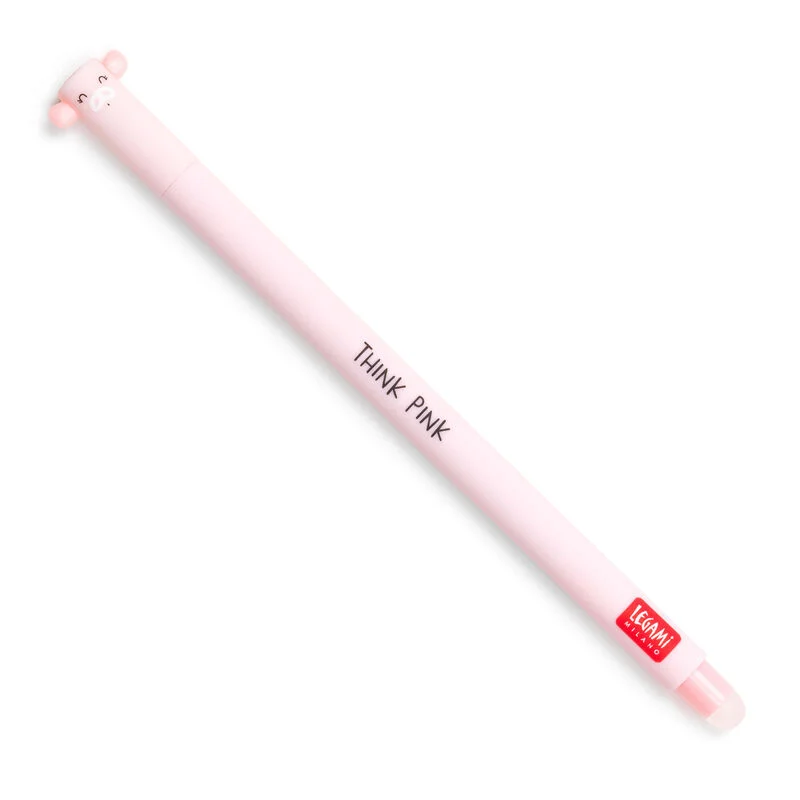 Legami Fineliner 0,7 mm radierbar Schwein Piggy pinke Tinte EP0008