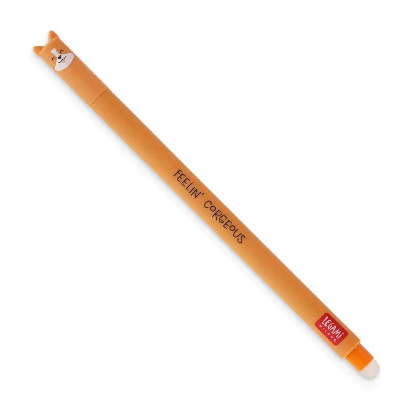 Legami Fineliner 0,7 mm radierbar Hund Corgi schwarze Tinte EP0020