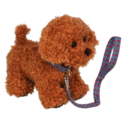 Lustige Tierparade Pudel Sammy mit Leine 21861