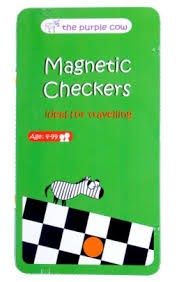 The purple cow Magnet Spiel Checkers Reisespiel VE 6