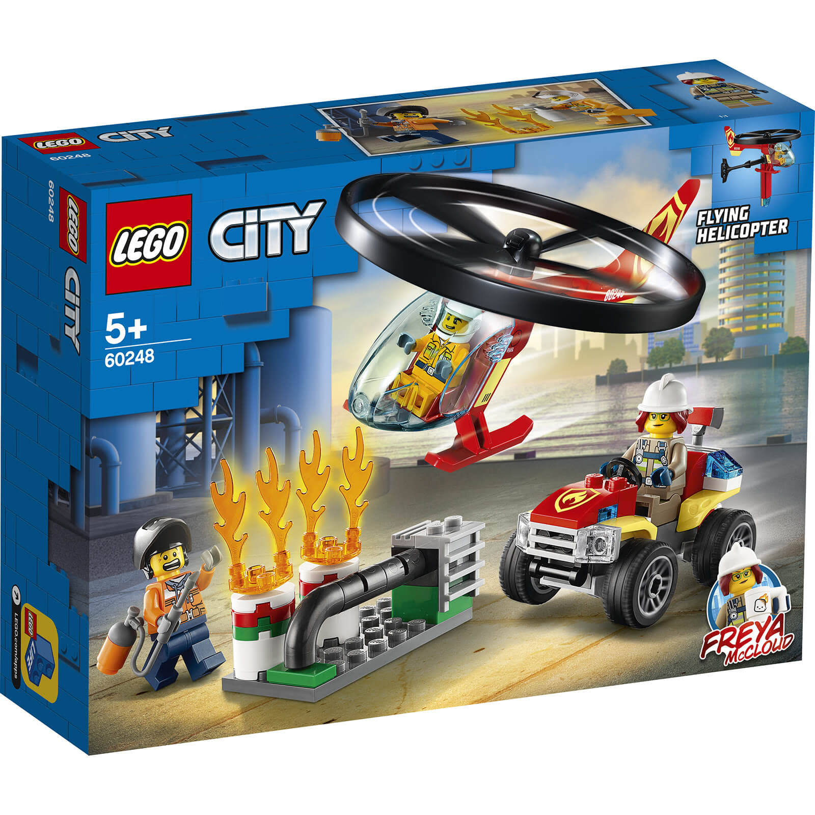 Lego City Einsatz m.Feuerwehrhubschrauber 60248