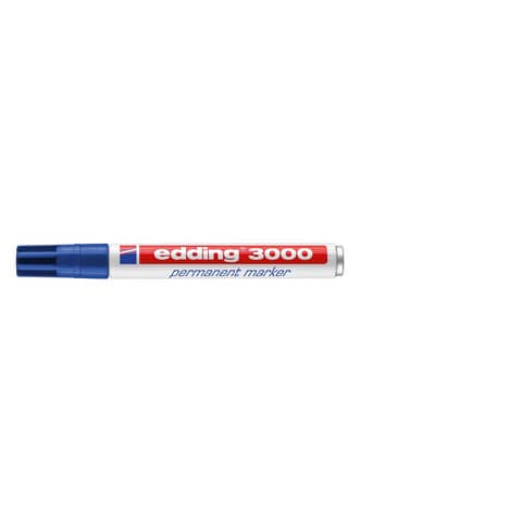 Permanent marker 3000 1,5-3mm blau EDDING 3000-003 Rundspitze nachfüllbar