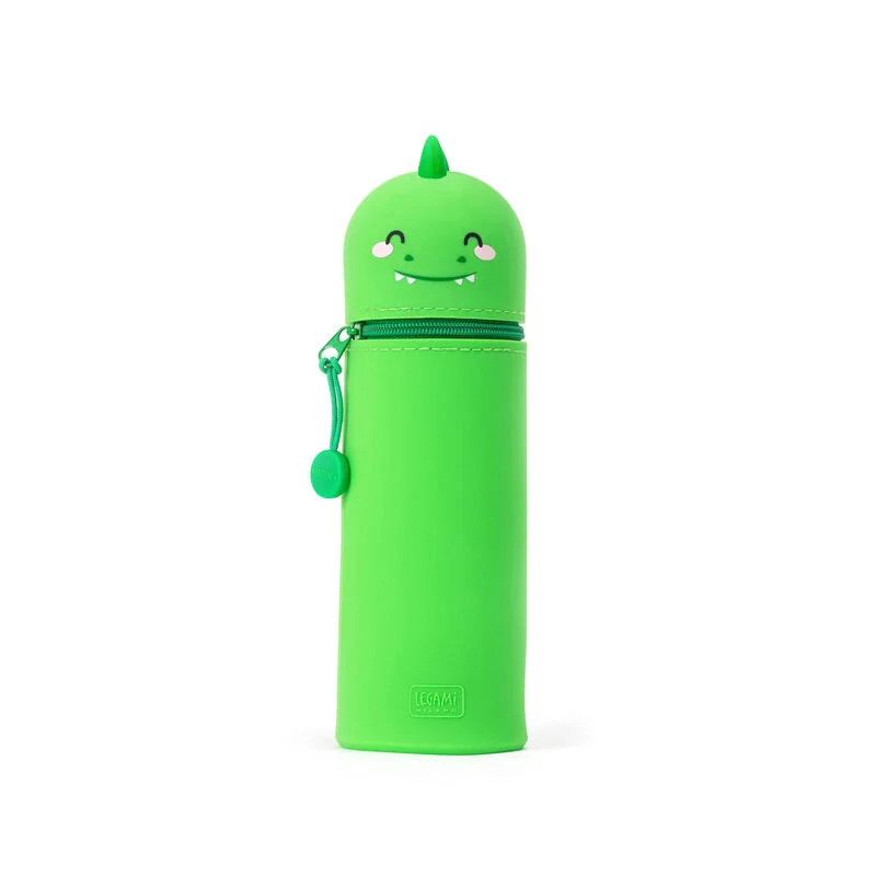 Legami Kawaii Dino Schlamperrolle und Stiftehalter aus Silikon KA0006