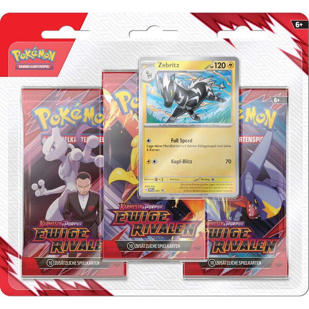 Pokemon Ewige Rivalen Booster Pack KPM 10 3er Pack