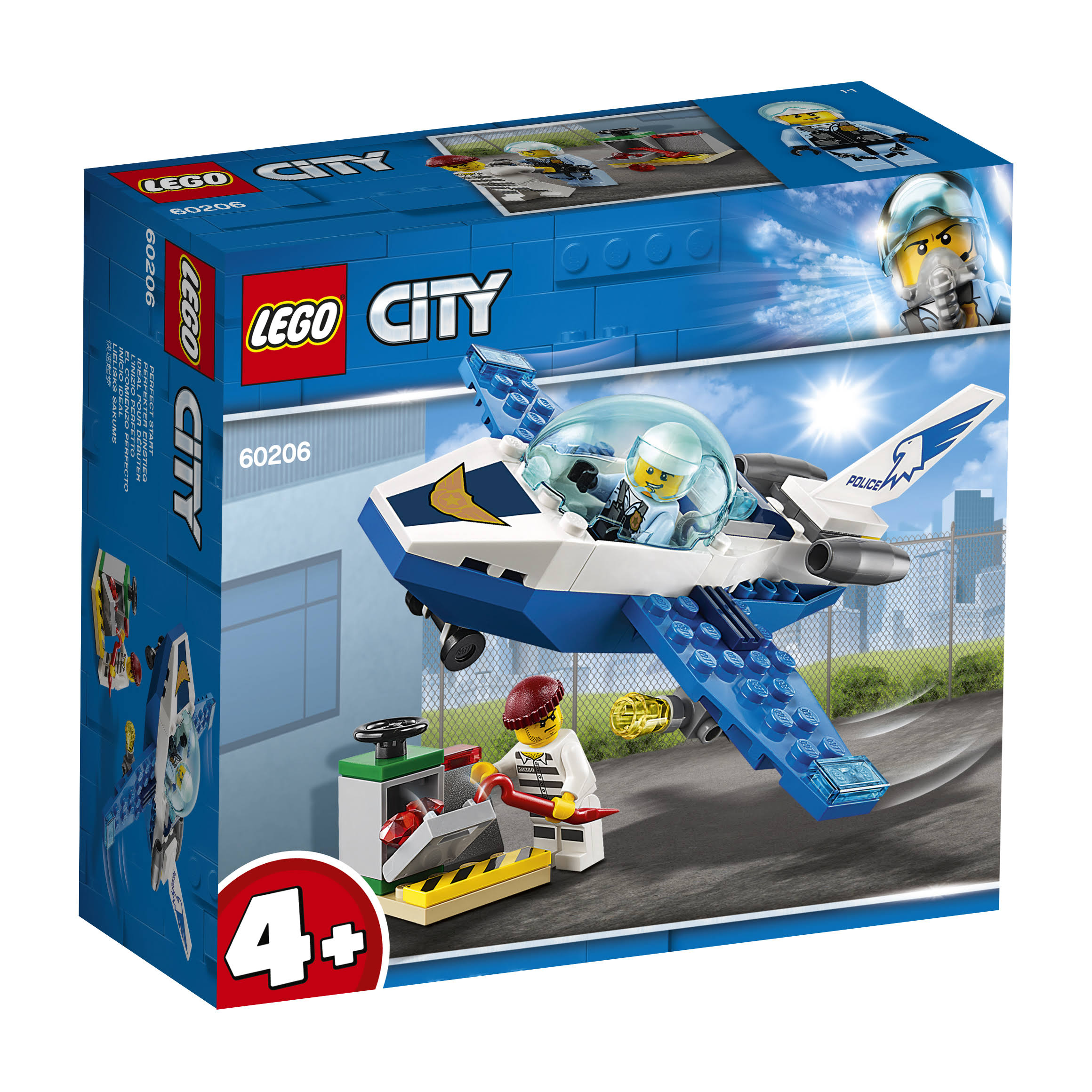Lego City Polizei Flugzeugpatrouille 60206