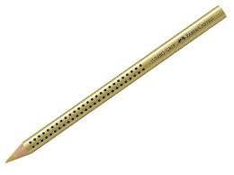 Farbstift Jumbo Grip gold dreieckig Stift