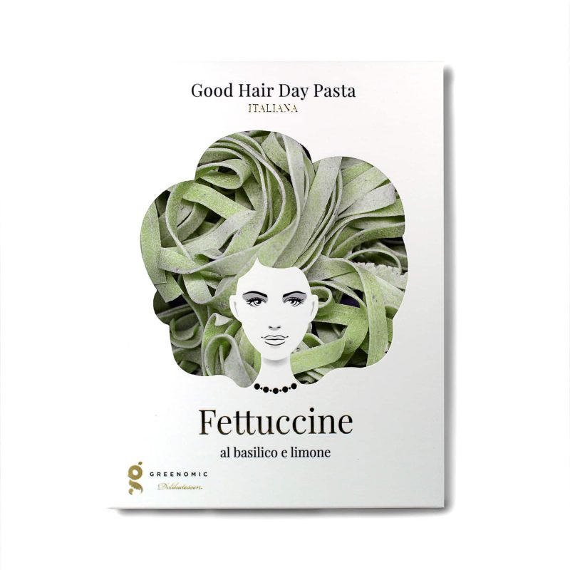 Fettuccine al basilico e limone