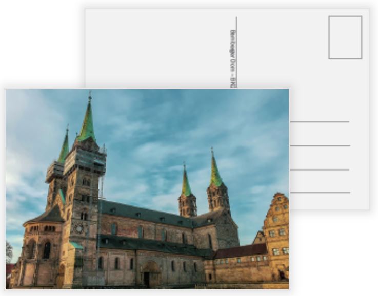 Dom, Bamberg – Postkarte - Cover