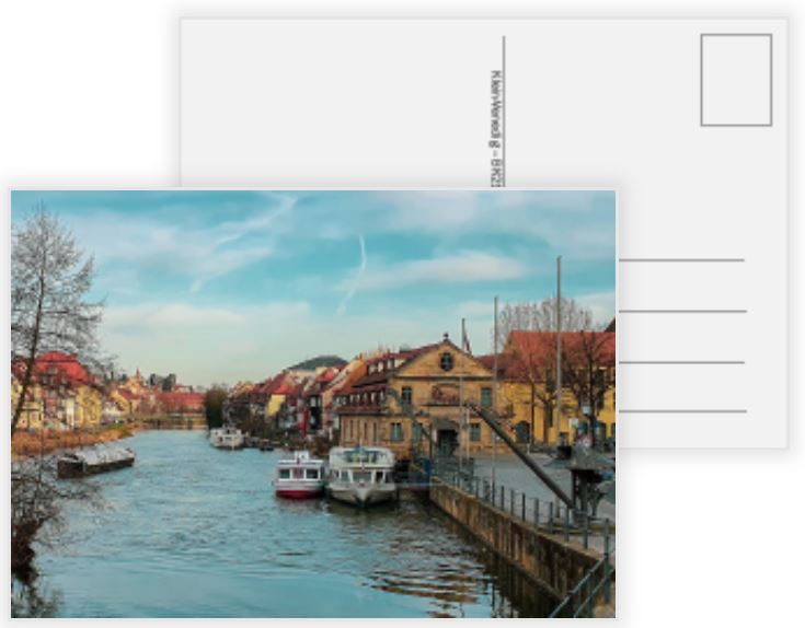 Klein-Venedig, Bamberg - Postkarte