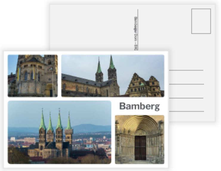 Dom, Bamberg – Postkarte