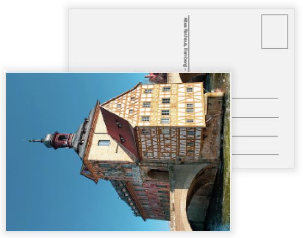 Altes Rathaus, Bamberg – Postkarte