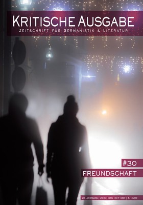  Kritische Ausgabe - Freundschaft