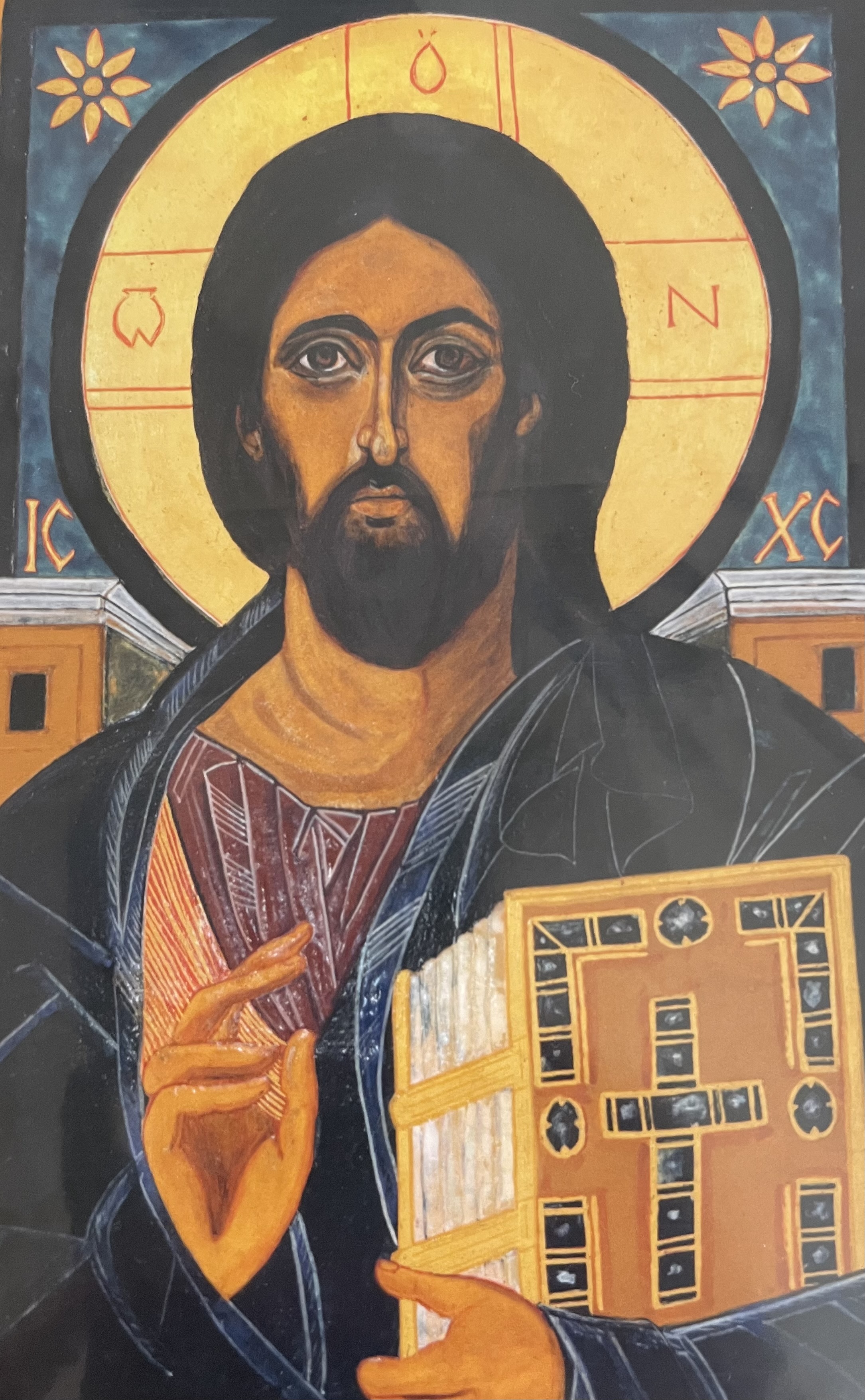 Christus Pantokrator, Doppelkarte mit Umschlag  - Cover