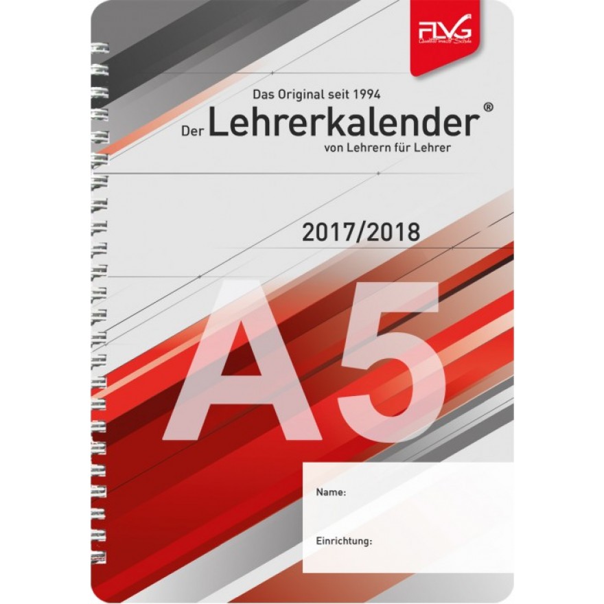 A5 Lehrerkalender 2017/2018